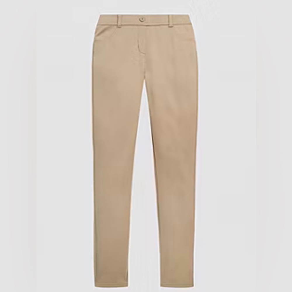 IZOD Jegging Little & Big Kid Girls Slim Fit Pant in khaki size 0